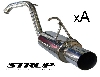 Scion Xa Axle Back Exhaust