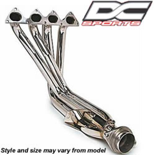 DC Sports HHS5013B Polished Stainless Steel 4-2-1 Header 2 Piece 