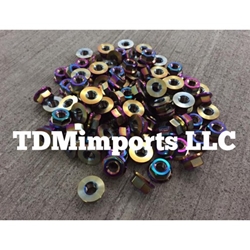 Titanium Strut Tower Nuts