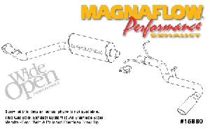 Exhaust System, 02-04, 4 cylinder 2.4, King Cab Short Bed